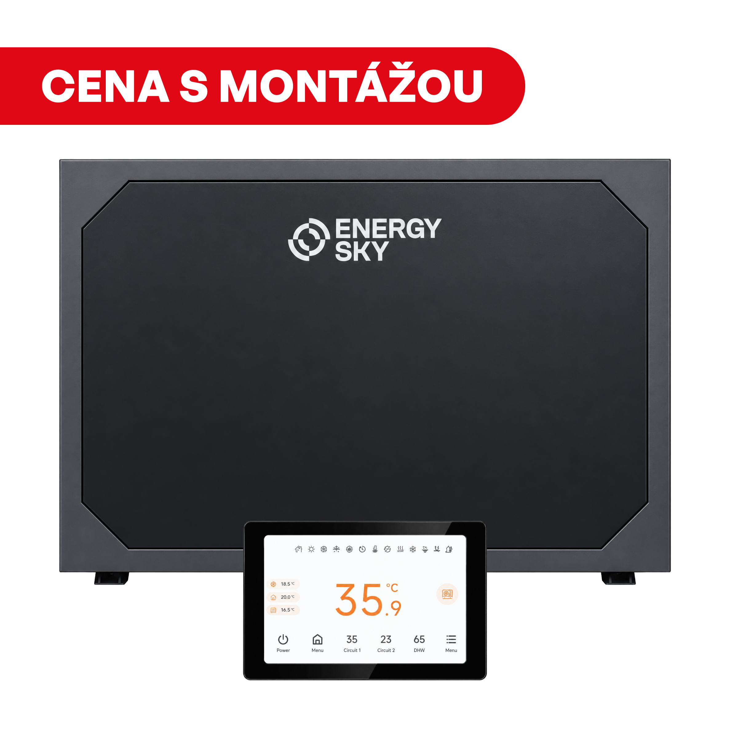 Tepelné čerpadlo Energy Sky – SKY Top-Blow Monoblock