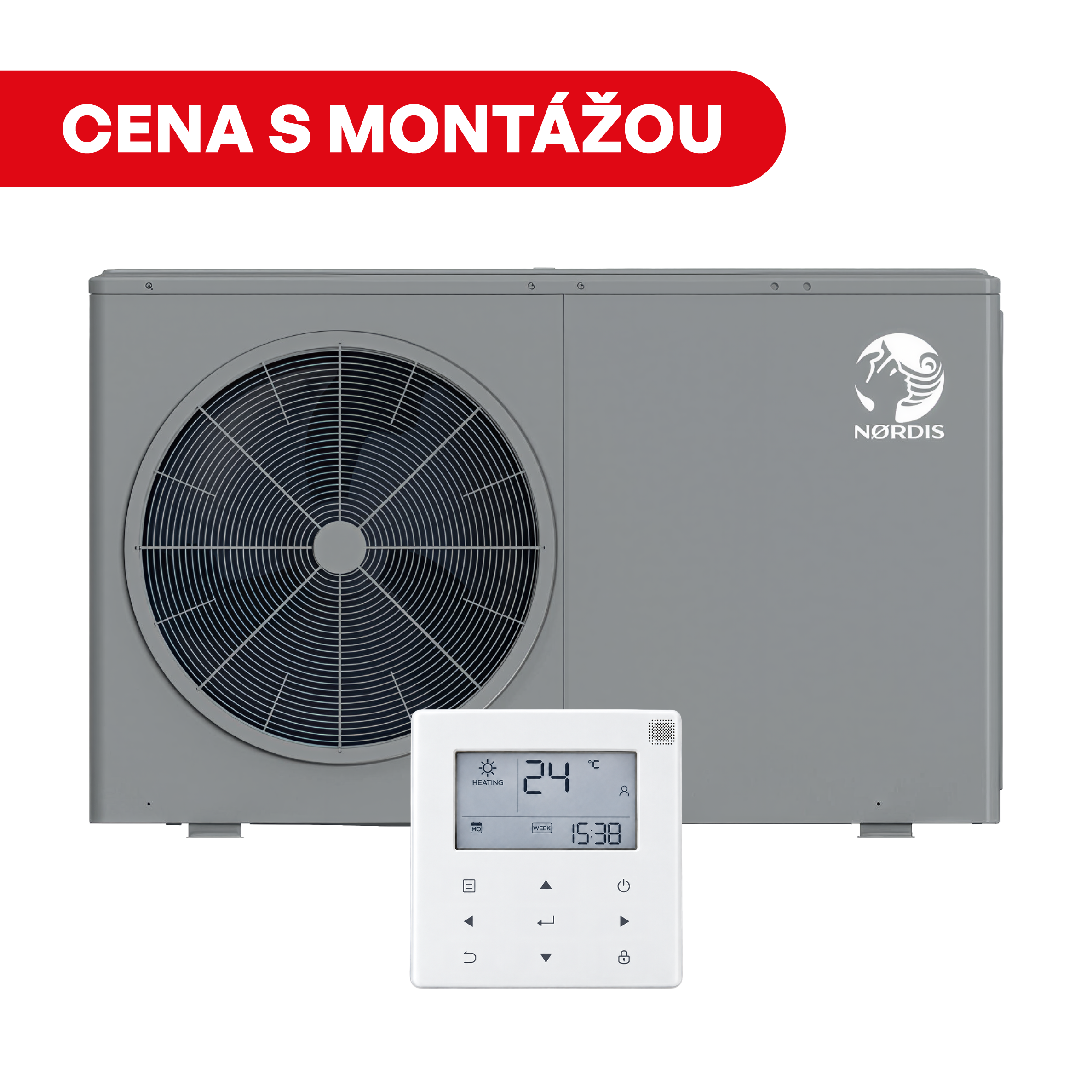 Tepelné čerpadlo vzduch-voda NØRDIS Optimus Pro Mono