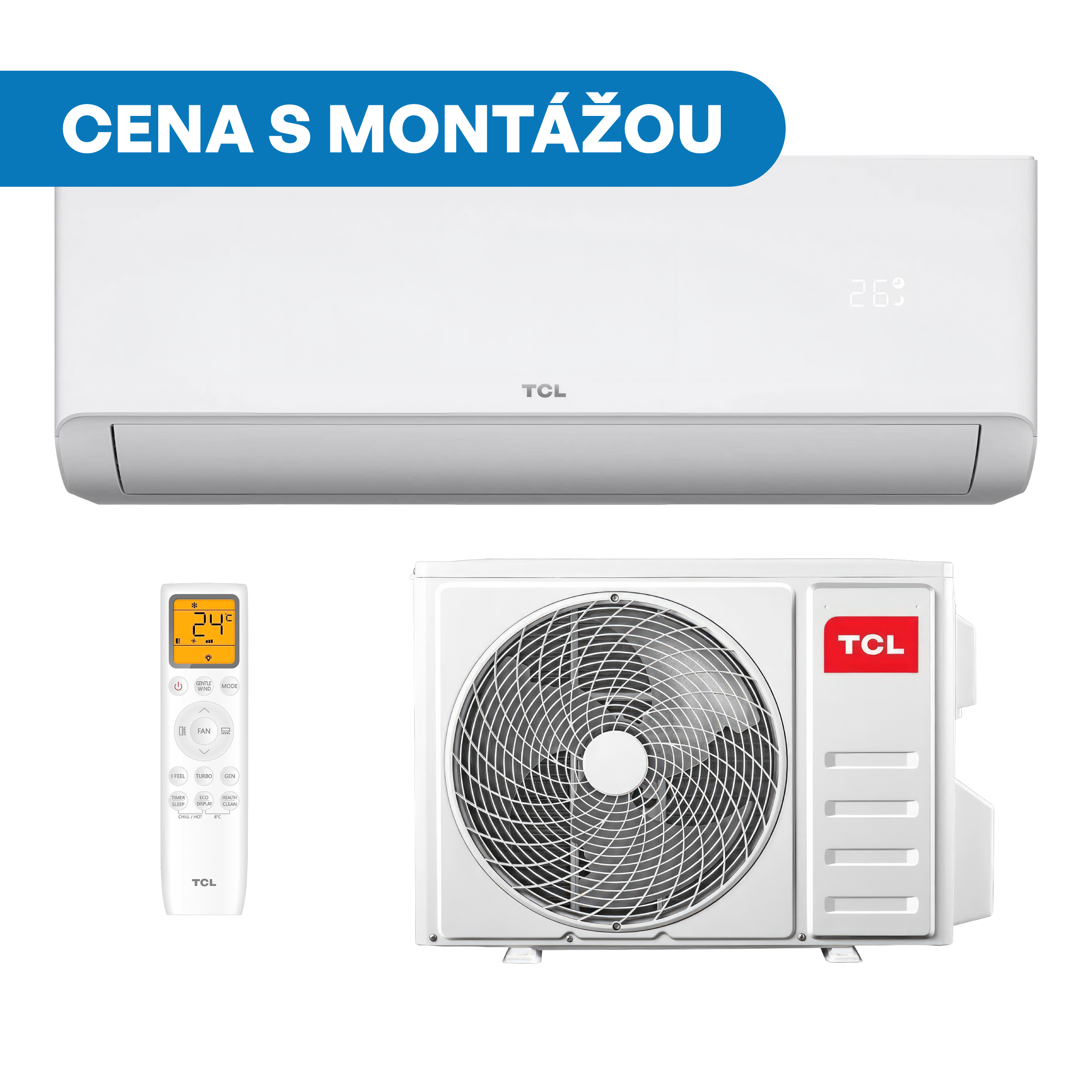 Premium klimatizácia TCL GentleCool 3,4 kW